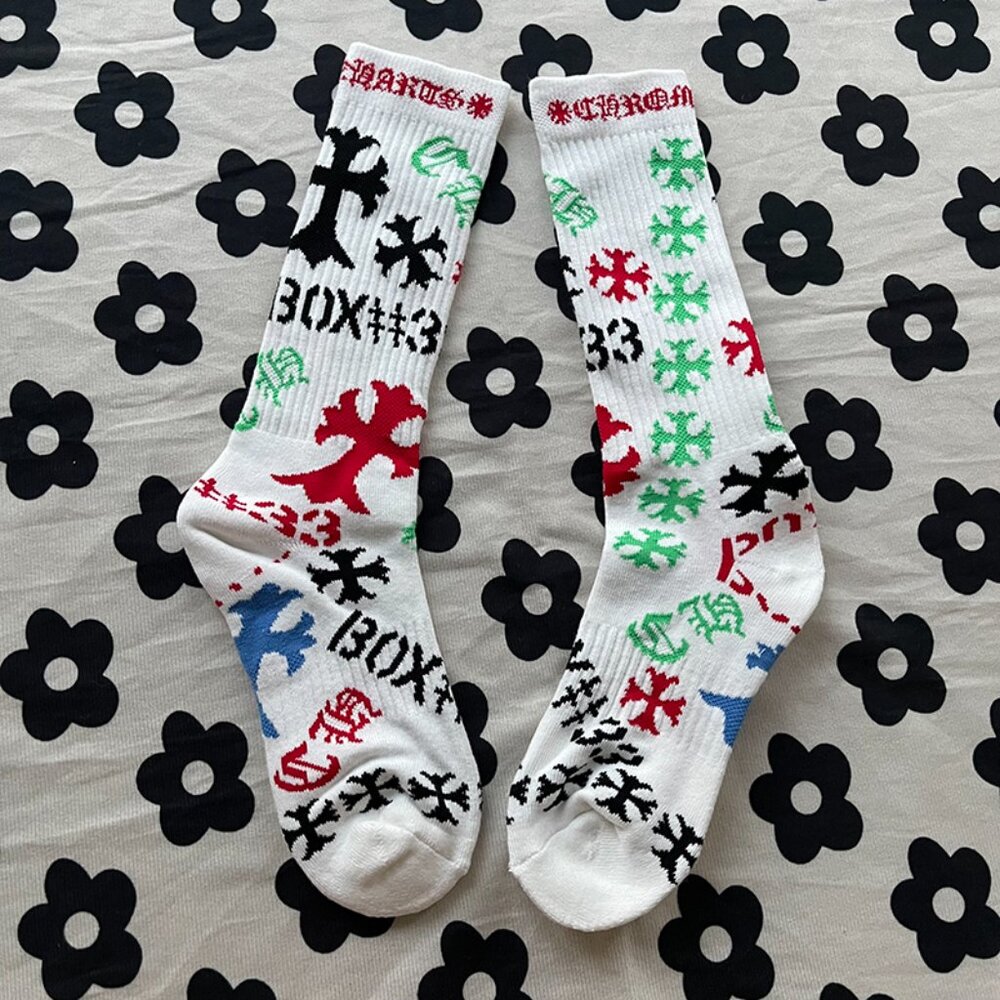 Chrome Hearts Multi Stencil Socks - image 6